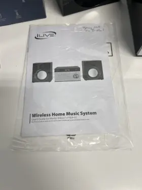 Ihb227b Ilive Wireless Home Music System With Cd Am/fm Radio Clock Remote #3