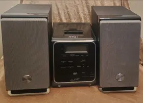 Ihmd8816dt Ilive Home Docking Sys And Speakers Ipod Cd Player Radio Aux No Remote