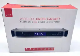 Ikb323smp3u Ilive Wireless Under Cabinet Bluetooth/mp3/radio Music System - Silver