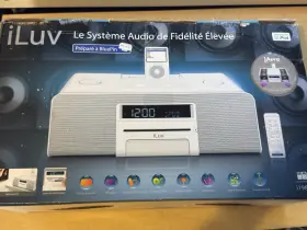Iluv I198wht Jaura Cd/mp3 Player And Recorder White Am/fm Dual Alarm Usb Aux