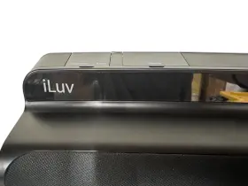 I398blk-01 Iluv Jwin Clock 30-pin Dock Radio Rare Used #2