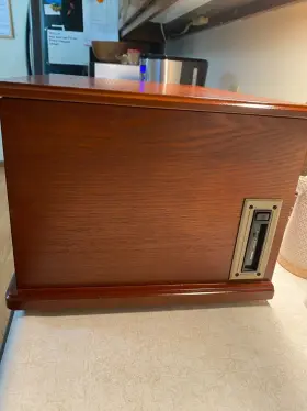 Itvs-760b Innovative Technology Itvs-760 Wood Music Center Records Radio Cassettes Cd S #3