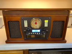 Itvs-760b Innovative Technology Itvs-760 Wood Music Center Records Radio Cassettes Cd S