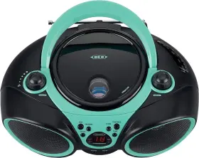 Cd-490 Jensen 077283964954 Teal Portable Boombox Sport Stereo Cd Player With Am/fm Radio #3