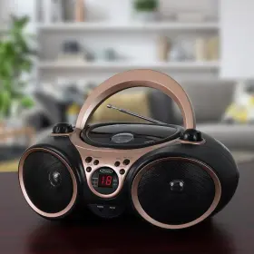 Cd-490 Jensen 077283964992 Rose Gold Portable Boombox Sport Stereo Cd Player With Am/fm Radio #2