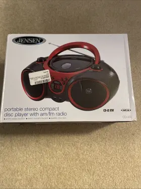 Cd-490 Jensen 115971135436 Sport Stereo Cd Player With Am/fm Aux