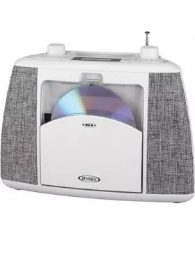 Jensen 753275597491 Portable Bluetooth Cd Player Music System - Silver