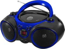 Cd-490 Jensen 753275598269 Portable Sport Stereo Cd Player With Am/fm Radio - Blue