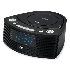Jcr390 Jensen Stereo Compact Disc Player With Am/fm Digital Dual Alarm Clock Blue