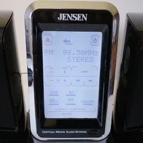 Jmc-1200 Jensen Micro Compact Stereo System-cd-radio-aux-speakers Tested/works #3