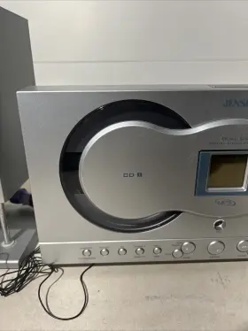 Jmc-670 Jensen Dual Front Loading Mp3 Cd System Digital Tuner Tested #3
