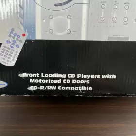 Jmc180sb Jensen Jmc-650 Silver Wall Mountable Dual Loading Cd Music System Cd-r/rw #3