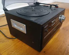 Jta-475 Jensen Entertainment System Am/fm Cd Turntable Cassette Player #3