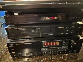 Ax-450.tuner Jvc Ax-r450 Stereo System 4 Pieces-amp Fx-330bk. Table Al-f330.cd Xl-v220