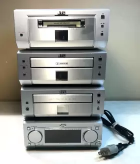 Ax-uxg66 Jvc Micro Component System Ux-g66 With Cassette Deck Cd Player Minidisc Recorder