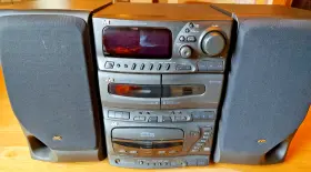 Ca-c330 Jvc Vintage Component System 7 Cd/dual Cassette/tuner Remote Tested
