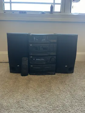 Ca-c550 Jvc Micro Component Stereo Cd Changer/cassette/am-fm Fully Tested