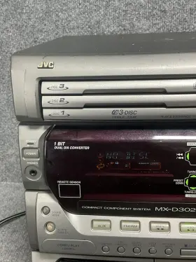 Mx-d302t Jvc Ca-d302t Stereo Receiver 3 Disc Triple Tray Full Logic Control In Gray #3