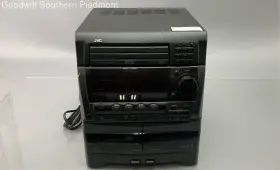 Ca-d4t Jvc Compact Component System 3 Cd Changer - Untested
