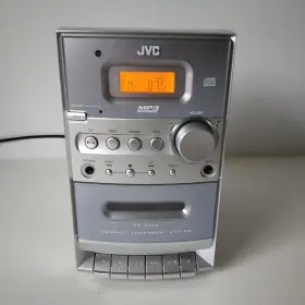 Ca-fsh100 Jvc Ca-fs100 Cd Compact Stereo System-cd-cassette-main Unit Only-tested/works