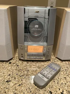 Ca-fsv100 Jvc Nice Am/fm Cd Cassette 50 Watt Stereo System Model #2