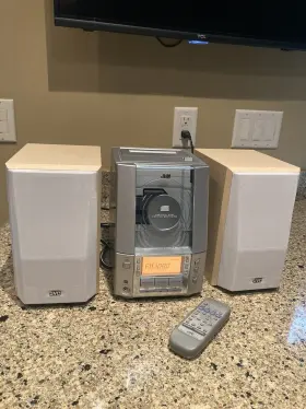 Ca-fsv100 Jvc Nice Am/fm Cd Cassette 50 Watt Stereo System Model