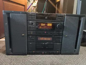Ca-mx50bk Jvc Mx-1 Compact Audio Component System Cd/tuner/cassette Refurbiushed Belts