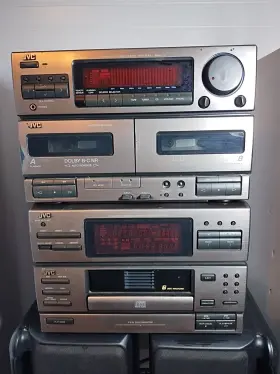 Ca-mxc7tn Jvc Stereo Receiver - 6 Cd Changer Am/fm Dual Cassette 2 Speakers #2