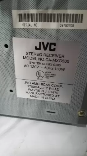 Ca-mxg500 Jvc 3 Cd Dual Tape Am/fm Stereo Deck A Broken #2