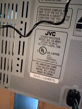 Ca-mxk1 Jvc Stereo System With 3-cd Changer #2