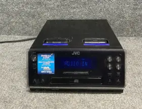 Ca-uxf3b Jvc Micro Component System Double Dock For Ipod 60w Mp3/ Wma