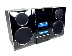 Ca-uxlp55b Jvc Stereo Speakers System Ipod Dock Am Fm Tuner With Video Out #2