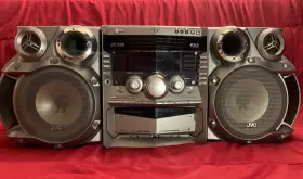 Ca-mxga77 Jvc Camxga77 360w 3 Cd Cassette Player Stereo Mini Hifi System Y2k Gigatube Sub