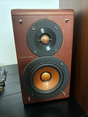 Ex-a10 Jvc Stereo System Wood Cone #3