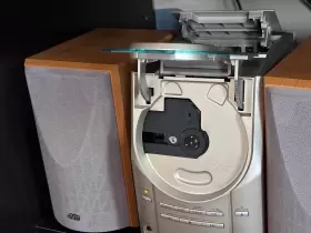 Fs-v5 Jvc Fs Series Component System With Bookshelf Speakers Cd Cassette Player #3
