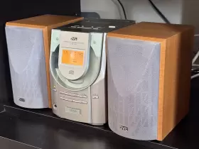 Fs-v5 Jvc Fs Series Component System With Bookshelf Speakers Cd Cassette Player