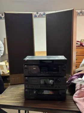 Xl-v161 Jvc Fx-3900 Stereo System Td-w317 Ax-347 Cd Changer Speakers
