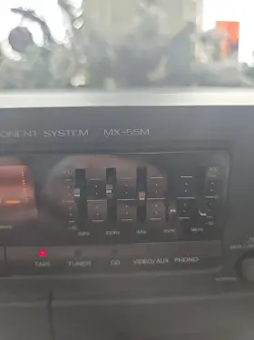 Mx-55m Jvc Stereo System 6 Disc Changer Am Fm Tuner And Casette Player Tested #3