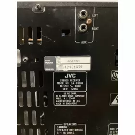 Mx-c33 Jvc Compact Component System Cd/cass/tuner For Repair Or Parts Only #3