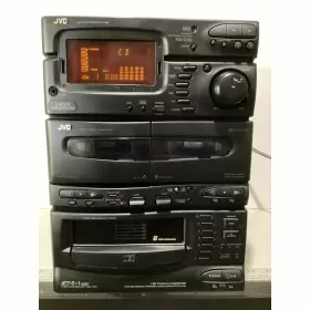 Mx-c33 Jvc Compact Component System Cd/cass/tuner For Repair Or Parts Only