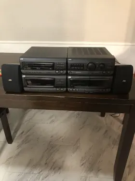 Mx-d8t Jvc Stereo System 3cd/cassette/radio Test Working Good