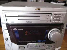 Mx-j10 Jvc 3 Cd Changer/dual Deck Receiver New Belts Great Working Condition #3