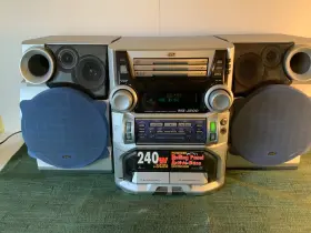 Mx-j500 Jvc Vintage 90s Home Sterio System With Speakers Working - Read