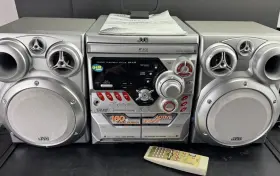 Mx-k30 Jvc Compact Component System 3-cd Stereo With Manual And Working Remote Tested