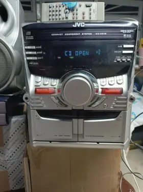 Mx-kc45 Jvc 3 Cd Changer Dual Cassette Player Am Fm Stereo System