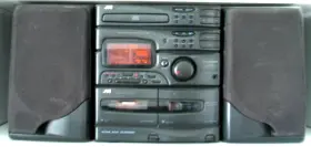 Mx-s2 Jvc Vtg Bookshelf Stereo System With Dual Cassette Deck And Am/fm Cd Not Working