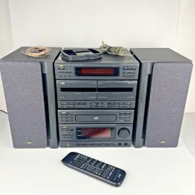 Mx50bk Jvc Stereo System Mx 50 Am/fm Cd Cassette Computer Controller Tuner With Remote