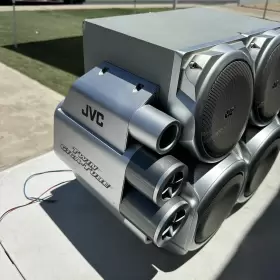 Sp-hxd77 Jvc Twin Giga Tube Stereo Speaker System Right Read #3