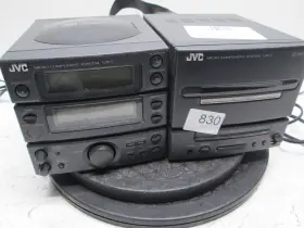 Ux-rl1 Jvc Ux-ra1 Mini Cassette Am/fm Radio - Tested
