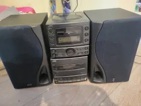 Ux-rla3 Jvc Micro Component System With Speakers - Tested And Working